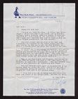 Letter from Billy Edd Wheeler to Scott [Parker]